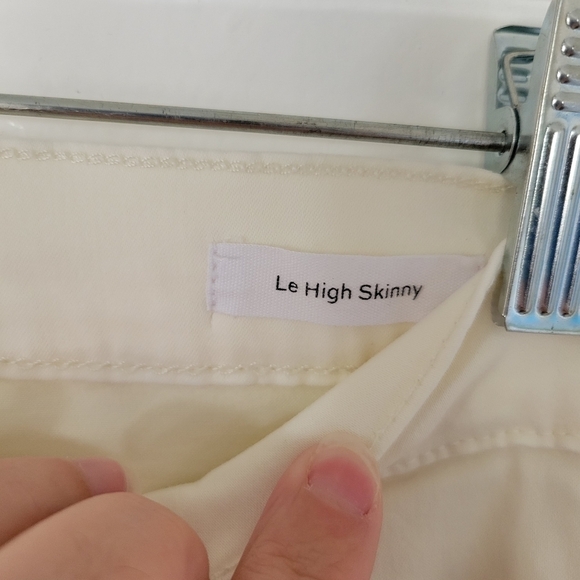 Frame le high skinny Pant in Cream color Size 29 - Picture 7 of 8